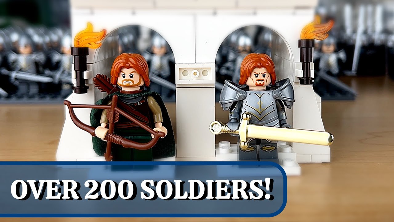 Я собрал огромную армию из Лего по мотивам «Властелина колец»! (Часть 3)