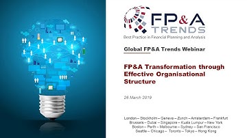 Webinar: FP&A Transformation through Effective Organisational Structure