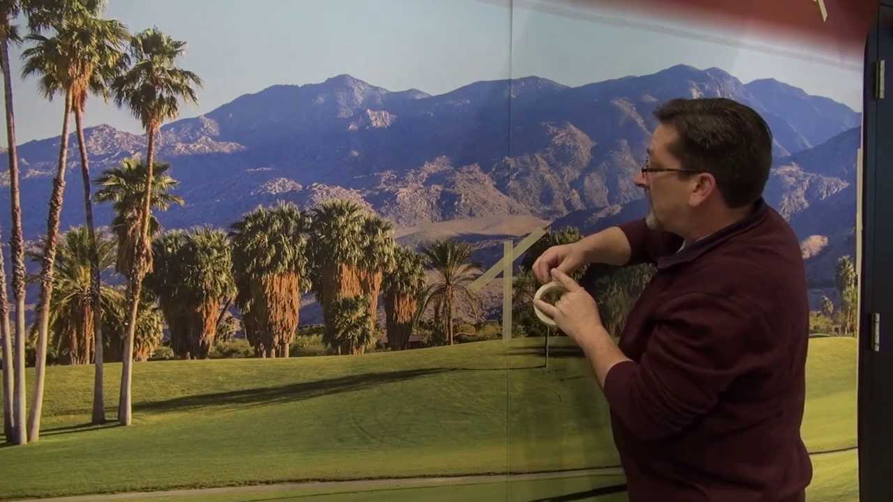 Digiscape Stick R Wall Graphic Installation