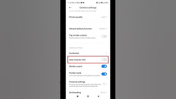 How to save camera picture location info #shorts