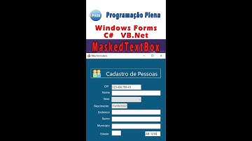 Como usar o 𝙈𝙖𝙨𝙠𝙚𝙙𝙏𝙚𝙭𝙩𝘽𝙤𝙭 com C# e VB.Net, formatando entradas.  Visual Studio 2022 / 2019
