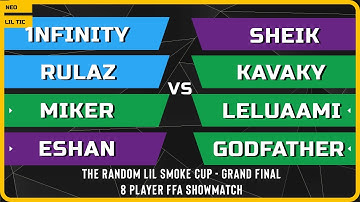 WC3 - GRAND FINAL - 8 Player FFA Showmatch - The Random Lil Smoke Cup