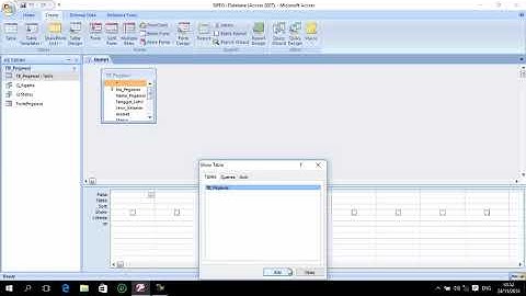 membuat  parameter query dan report di Ms. Access