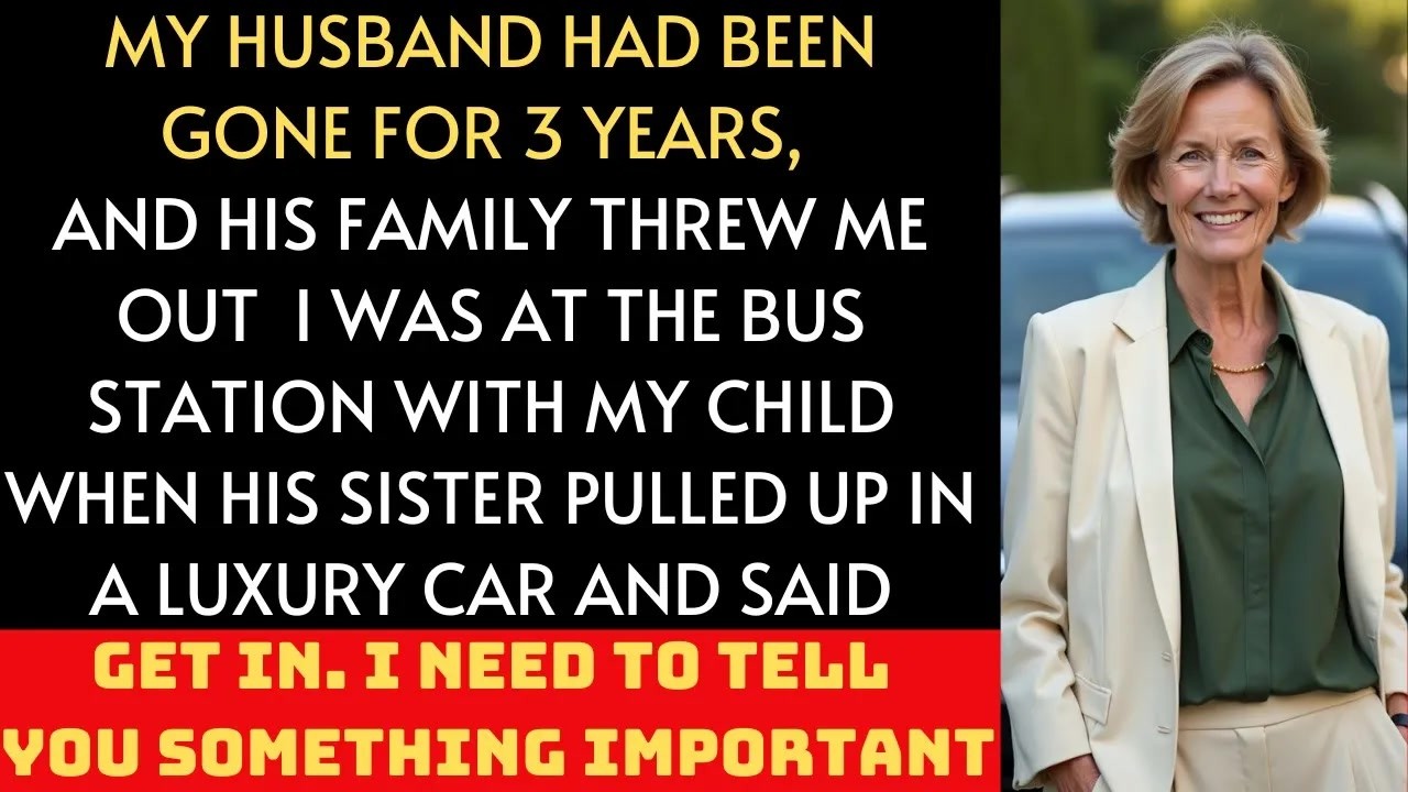 My husband disappeared, and years later his sister pulled up in a luxury car and just said “Get in!”