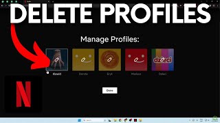 How to Delete Profiles on Netflix? #netflix