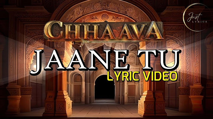 JAANE TU Lyric Video | CHHAAVA | Vicky Kaushal | Rashmika | A R Rahman | Maddock Films