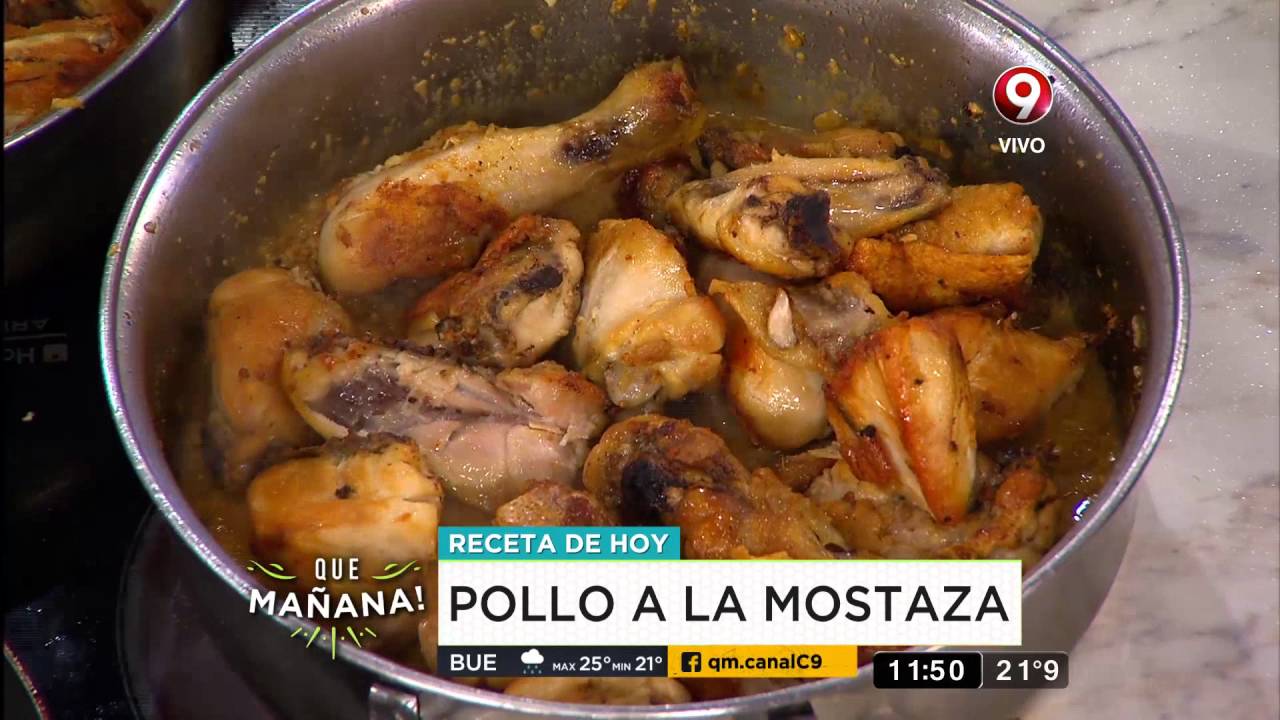 Receta de hoy: Pollo a la mostaza