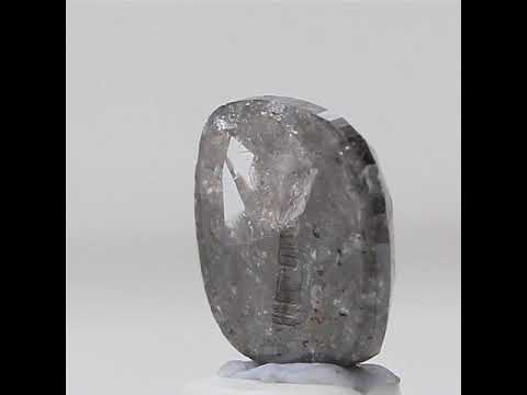 NATURAL LOOSE DIAMOND 1 31CTW 7 5MM BLACK OVAL SHAPE ROSECUT FOR MOTHER DAY GIFT