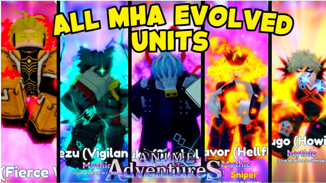 SHOWCASE] MAX LEVEL EVOLVED CHUYO IS AN OP HILL UNIT [🕵UPD] Anime  Adventures* New Code 