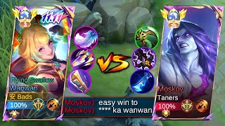 SORRY GLOBAL MOSKOV FULL ATTACK SPEED YOU CAN'T BEAT MY WANWAN NEW BUILD (Damage Hack?)