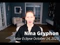 Astrology of the Solar Eclipse of October 14, 2023 by Nina Gryphon