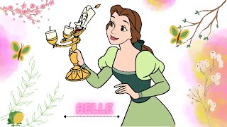Belle From Beauty And The Beast Meets Sepid Digital Artistry