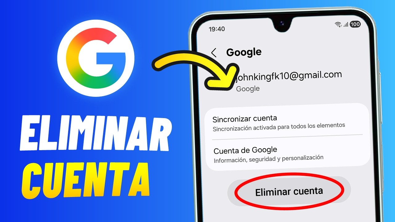 Como ELIMINAR Una CUENTA de GOOGLE del CELULAR 2026 - YouTube