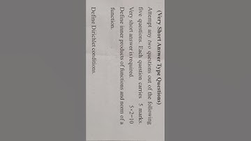 M.A/M.Sc. Mathematical Methods (GH-3051) Mathematics, 2rd year, 3rd Sem !! CCSU!!-2021