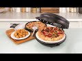 Euro cuisine pm600  electric pizza maker with stone and deep pan