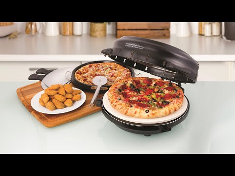 Euro Cuisine (PM600) - Electric Pizza Maker with Stone and Deep Pan 