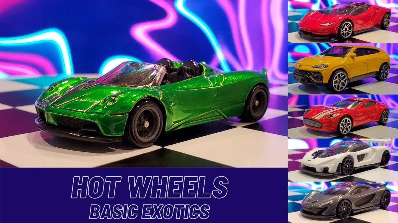 Hot Wheels Basic Exotics | Aston Martin | Lamborghini's | Pagani Huayra | McLaren's