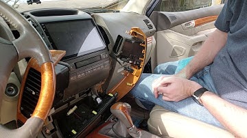 Lexus GX470 Radio & Climate Control Removal