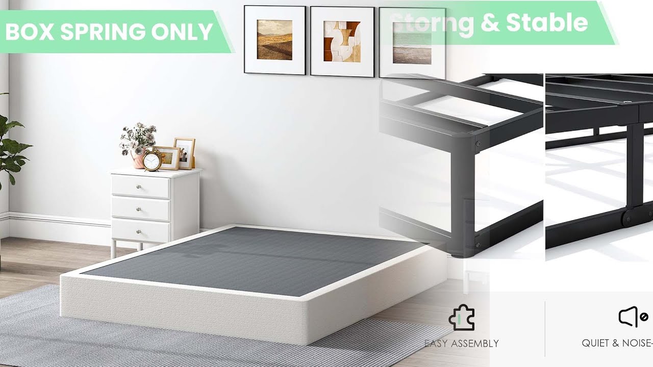 How To Assemble This QEROMY 9 Inch Box Spring - YouTube