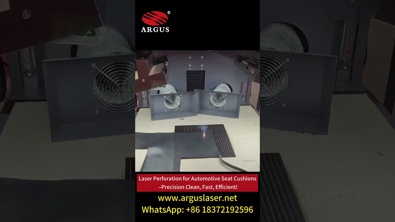 Laser Perforation for Automotive Seat Cushions –Precision Clean, Fast, Efficient! 