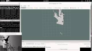 hector mapping with depth scan from structureio