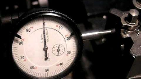CNC Myford Super 7- Z Axis Dial Test