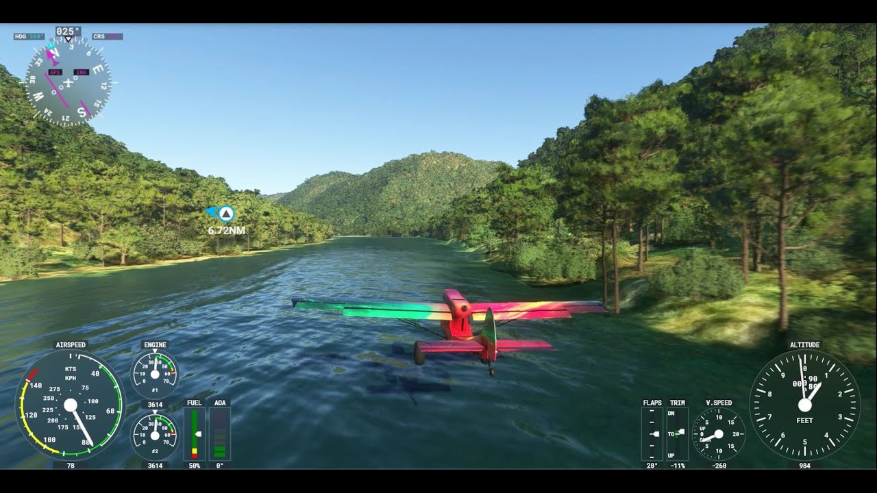 Microsoft Flight Simulator DoubleEnder New River Gorge External Mode ...