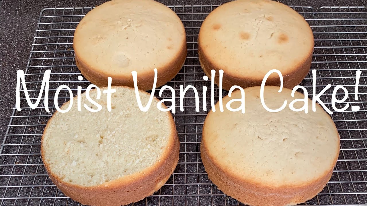 Moist Vanilla Cake Recipe