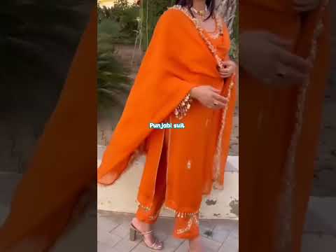 party wear punjabi suit design..