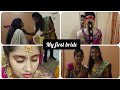 என்னோட முதல் Bridal makeover / my first bridal makeover experience