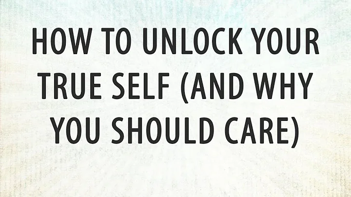 How to Unlock Your True Self - Anthony Gucciardi