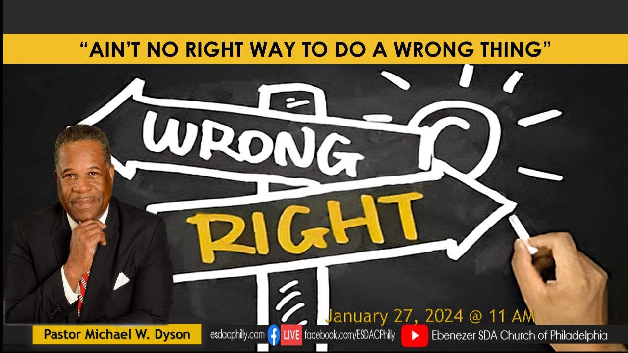 Ebenezer Worship Service | "Ain't No Right Way to Do a Wrong Thing ...