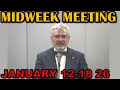 Midweek Meeting For This Week January 12 18 2026