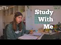 LIVE 3 HOURS Study With Me (60 min study + 10 break)