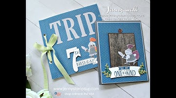 Magical Day interractive card using Stampin Up products with Jenny Hall