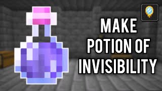 How To Make Invisibility Potion In Minecraft Bedrockpejava