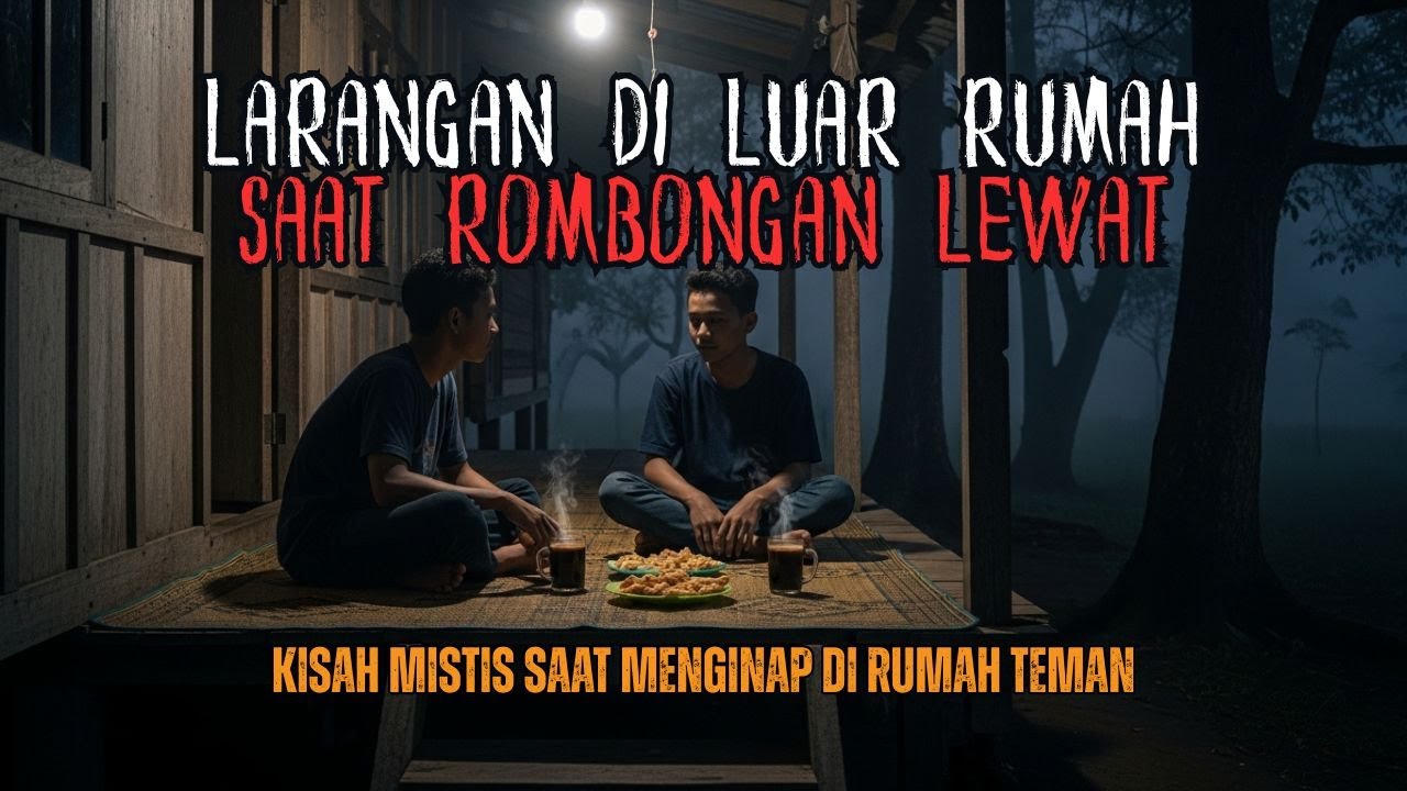 LARANGAN DUDUK DI TERAS RUMAH! KALA ROMBONGAN SETAN LEWAT DEPAN RUMAH SAAT MALAM
