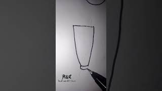 easy soft drink ? drawing।। shorts ytshorts viral trending easy drinks simple drawing