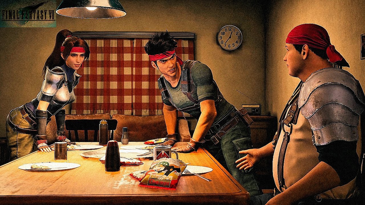 BIGGS WEDGE TELL CLOUD ABOUT JESSIE |Realistic ULTRA Graphics Gameplay [4K 60FPS ] Final Fantasy VII