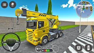 Mobile Crane Truck Simulator - Industrial Fan Installation - Android Gameplay screenshot 3