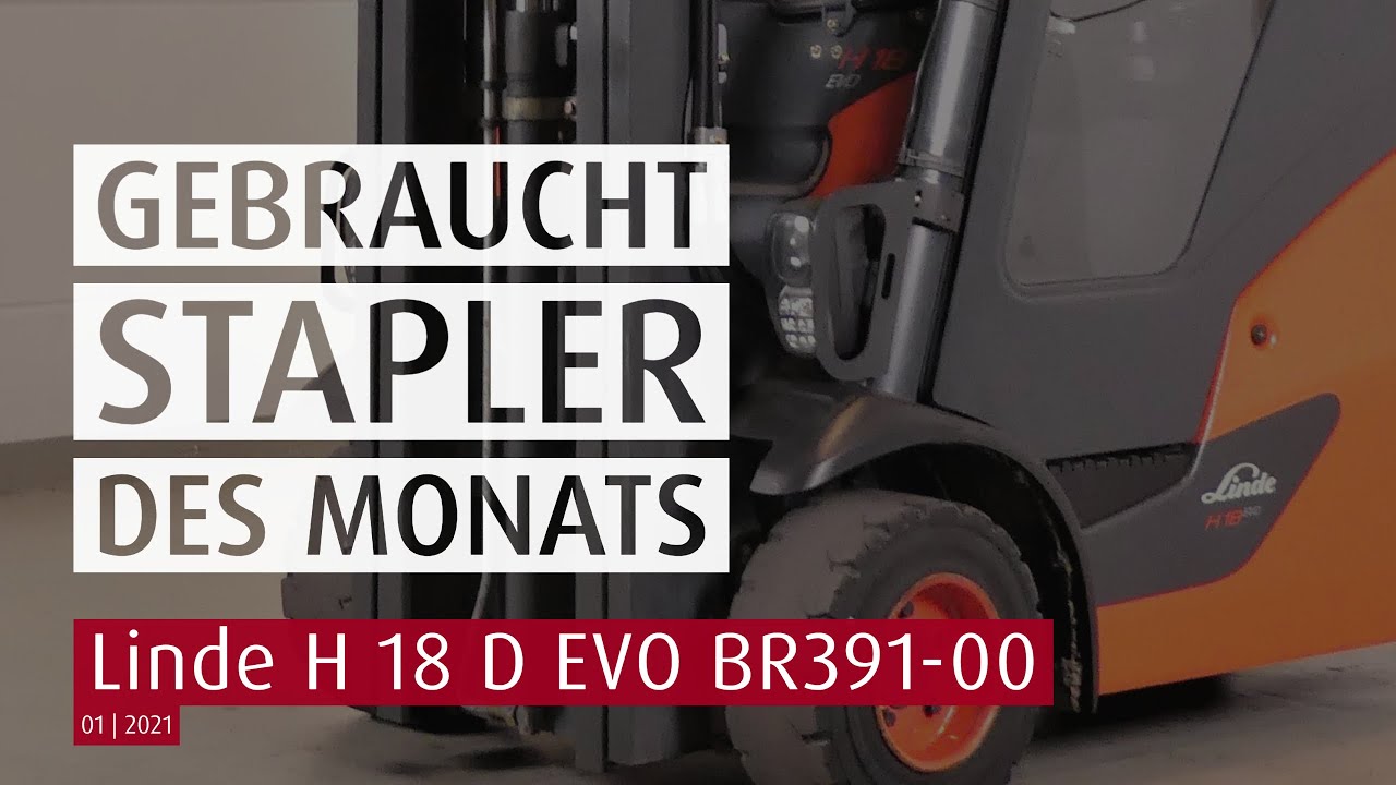 Linde Stapler H18 D EVO BR391 | Gebrauchtstapler des Monats Januar 2021 | Sander Fördertechnik