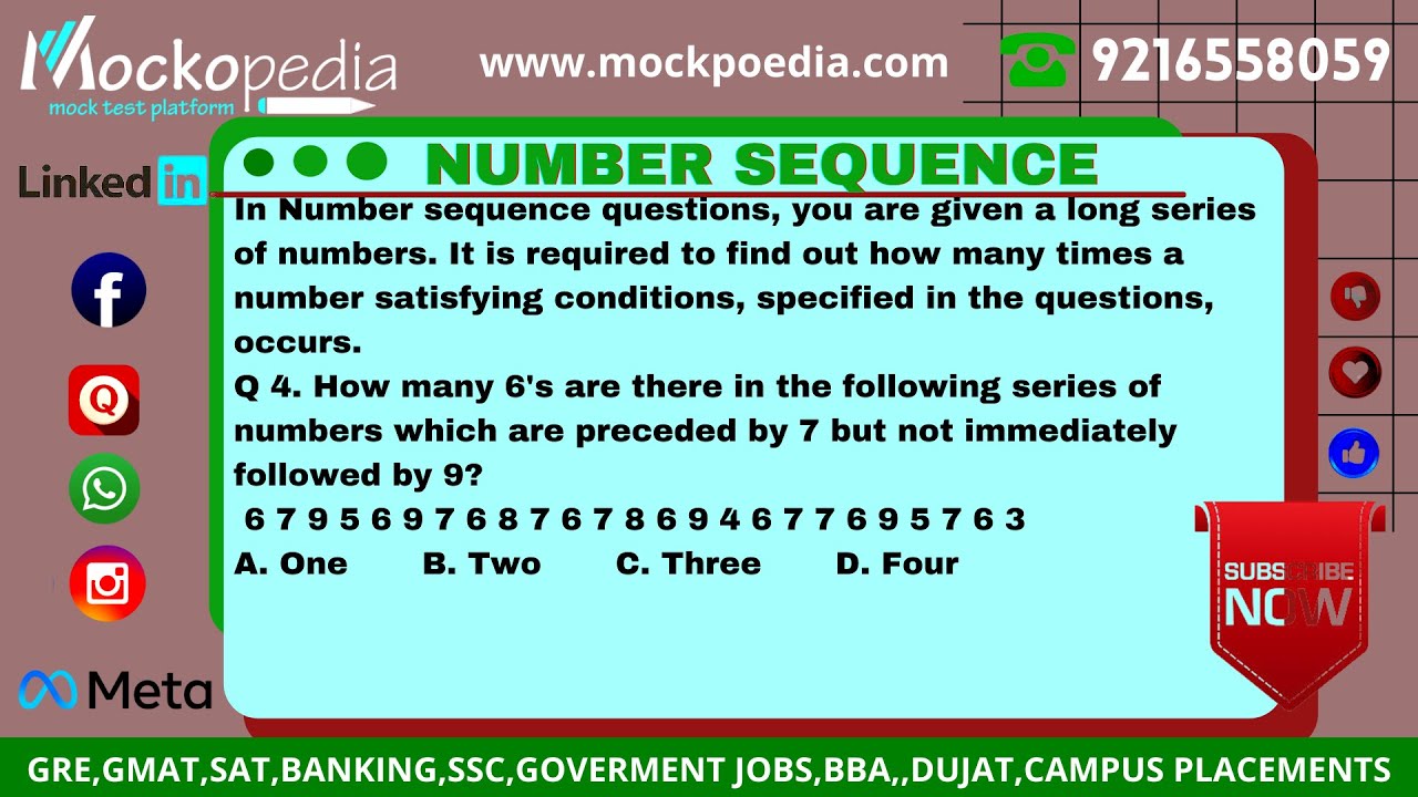 Q4 How Many 6 s Are There In The Following Series Of Numbers Which Are q4-how-many-6-s-are-there-in-the-following-series-of-numbers-which-are