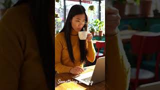 # short # someone is writting something on a laptop