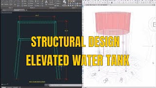 Elevated water tank design in etabs and detailing