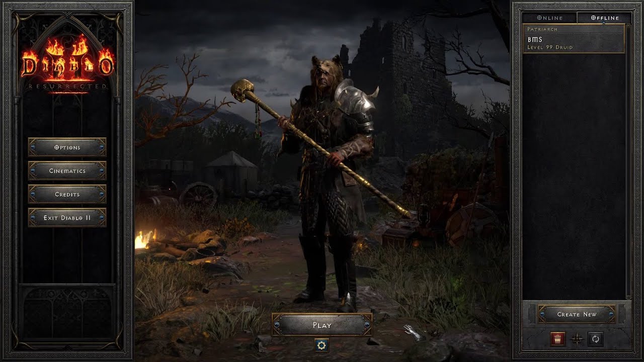 D2R Endgame Build - The Mang Song's Fire Maulbear