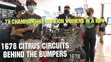 1678 Citrus Circuits Behind the Bumpers Infinite Recharge