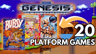 20 Platform games on Sega 🔵GENESIS (Pt. 2) | 🏆 BEST games in GENESIS catalog?