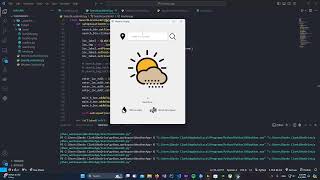 Creating a weatherapp in pyqt