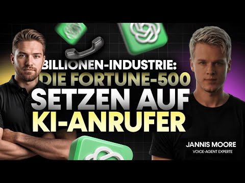 MILLIARDEN-Markt: KI-Telefonassistenten – AI Voice Agents JETZT richtig einsetzen! // Jannis Moore