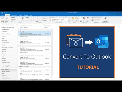 Convert To Outlook Tutorial - No .PST importing, Convert from Thunderbird or MBOX/EML files